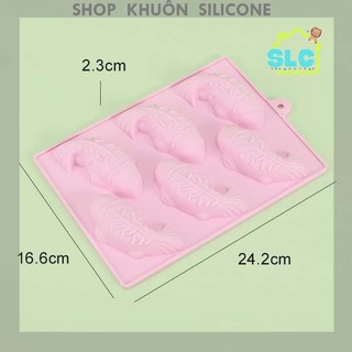 Khuôn silicon làm thạch lớn hình cá chép