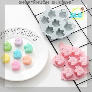 Khuôn silicon làm socola, thạch rau câu hình chú ngựa