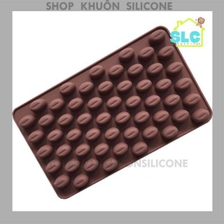 Khuôn silicon hạt cà phê làm kẹo dẻo, socola, thạch rau câu mini