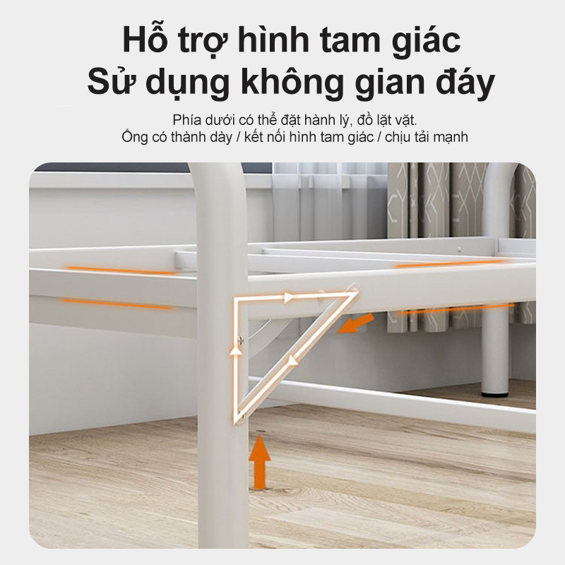 MY 1m9 giường gấp gọn hàng Giường xếp gọn thông minh, Giường gấp ngủ trưa văn phòng nệm gấp gọn300KG | BigBuy360 - bigbuy360.vn