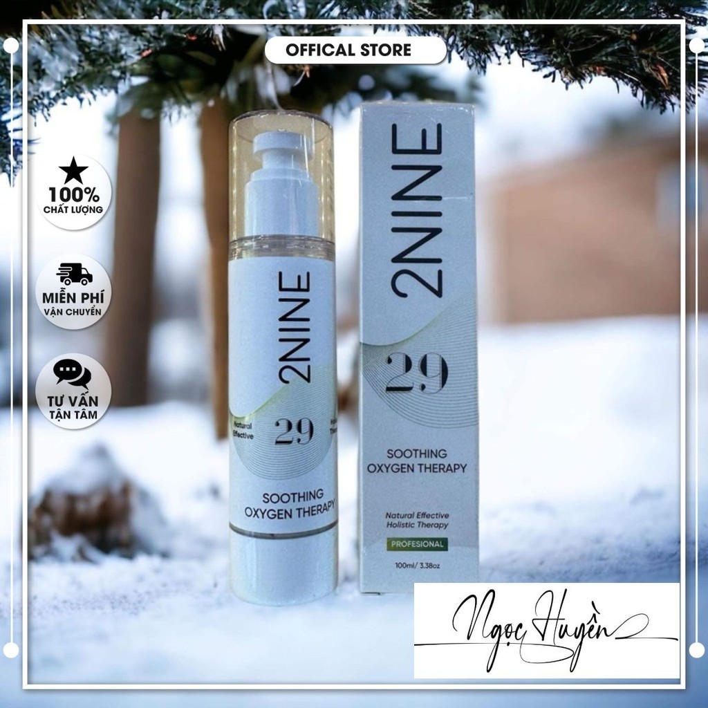 Mặt Nạ Thải Độc Sủi Bọt Soothing Oxygen Therapy 2NINE ( mẫu mới )