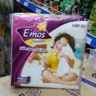 Giấy e'mos (khăn giấy 100 tờ 330x330mm)