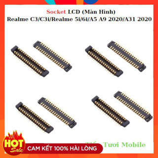  Socket LCD  Màn Hình  Realme C3 C3i Realme 5i 6i A5 A9 2020 A31 2020 ,sẵn hàng tại kho TT 
