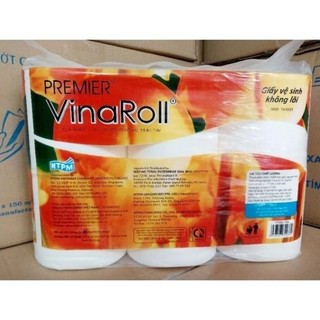 Lốc 6 cuộn khăn giấy vinaroll hàng loại 1 không lỗi