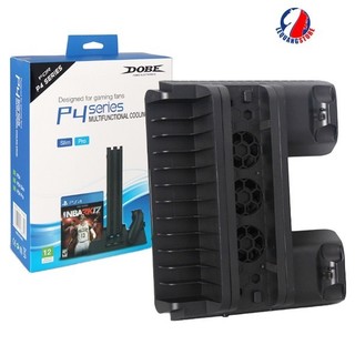 Quạt Tản Nhiệt Kèm Sạc - Khay Đĩa cho PS4 Slim Pro TP4-882