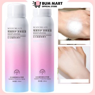 Chai xịt chống nắng trắng da Maycreate 150ml bật tông sau sử dụng, Xịt chống nắng toàn thân dạng xịt phun sương tiện lợi