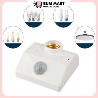 Đui đèn cảm biến thông minh nhận biết chuyển động sáng đèn, Đèn cảm biến ánh sáng đa năng có thể lắp mọi nơi trong nhà