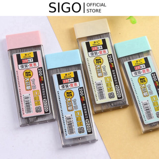Ngòi bút chì kim 0.5 mm bút chì bấm ngòi chì ngòi bút chì hộp 100 200 ngòi bút chì tiện lợi sigo