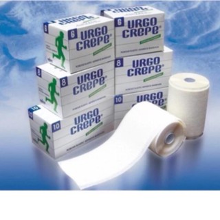 URGO CREPE [6/8/10] Băng Keo Cuộn Y Tế Thun Co Giãn Dán Sườn Trong Chấn Thương, Sau Phẫu Thuật