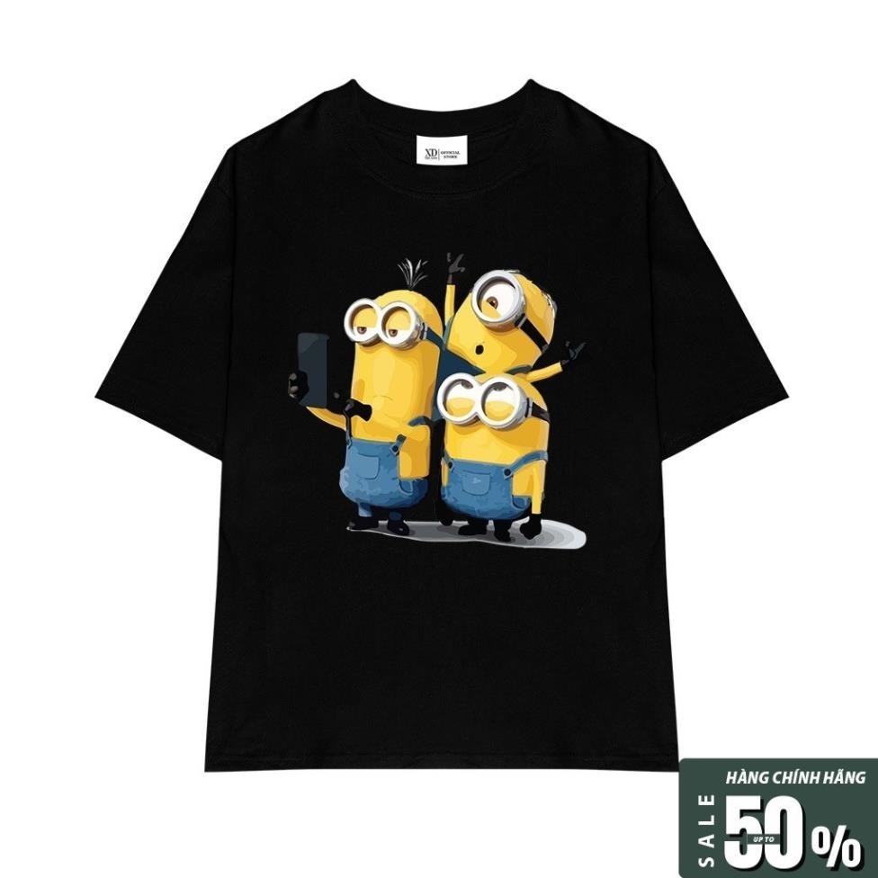 Áo thun The Xide unisex hình in MINION 2  form rộng chất cotton 2 chiều co giãn UT