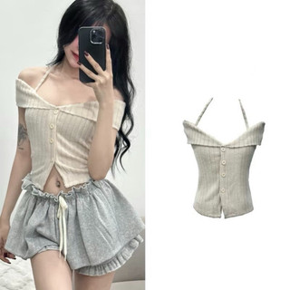 [MỚI ] ÁO YẾM TRỄ VAI CHẤT LEN ĐÍNH NÚT QC DÁNG NGẮN NHẸ NHÀNG TIỂU THƯ NHIỀU MÀU A88