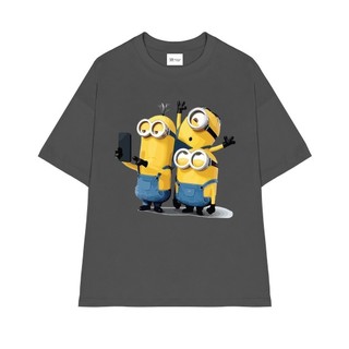 Áo thun The Xide unisex hình in MINION 2  form rộng chất cotton 2 chiều co giãn UT NA