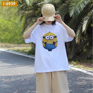 Áo Thun Nam Nữ In Hình Minion Vàng Niềng Răng Áo cổ tròn cotton mềmXMCH HTT