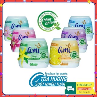 Sáp thơm phòng Ami hộp 200g khử mùi hiệu quả OKAMAS