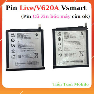 pin V620A/vsmart live ,pin cũ bóc máy còn ok