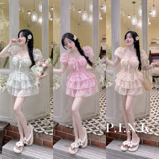 Váy tiểu thư nhẹ nhàng bánh bèo-lisa storee-ls28