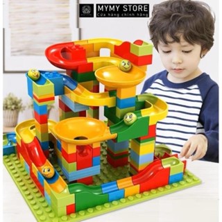 Bộ đồ chơi lego mô hình 170 chi tiết đa dạng , Đồ chơi xếp hình thả bi cho bé tập luyện và trí não thông mình cho em bé