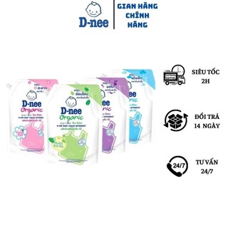 Nước giặt dnee organic thái lan túi 1400ml cho bé - nước giặt xả cho trẻ em chính hãng