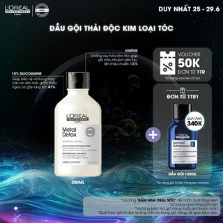 Dầu gội giúp loại bỏ kim loại L'Oréal Professionnel Metal Detox 300ml