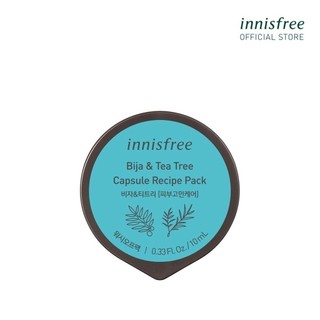 Mặt nạ rửa dạng hủ từ Bija & cây trà innisfree Capsule Recipe Pack Bija & Tea Tree 10ml
