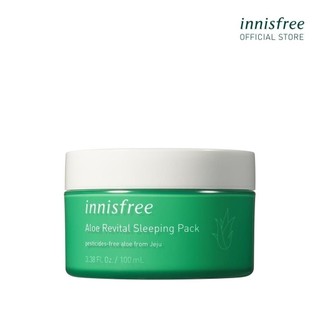 Mặt nạ ngủ dưỡng ẩm nha đam innisfree Aloe Revital Sleeping Pack 100ml