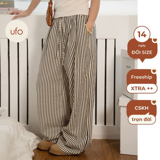Quần suông ống rộng đũi sần Bomie Pants - ufo.thebasic