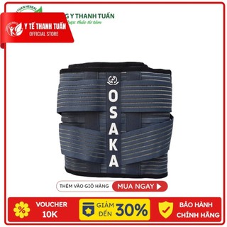 Đai lưng cột sống osaka size m, l, xl - hỗ trợ điều trị cột sống lưng, đau dây thần kinh tọa