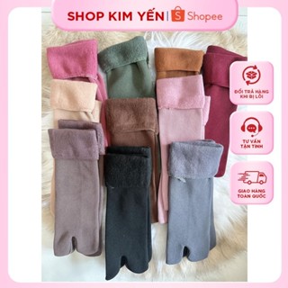 Tất Vớ Nữ Cổ Cao Lót Lông Nỉ Tất Giữ Nhiệt Nữ Có Lớp Nhung Siêu Ấm Áp Cho Mùa Đông