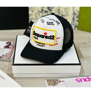 Mũ Lưỡi Trai DSQUARED2 Khoá Nút Thời Trang Nam Nữ, nón kết 1964 lá phong phối lưới Dsquared2  MU180