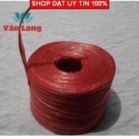 1m Cuộn Dây buộc hàng loại đẹp, dây nilong, dây dứa màu đỏ siêu dai bền 39