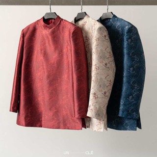 Áo dài UNCLÉ Tết 2024 Dragon Print