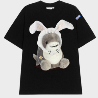 Áo thun FIDE shark unisex form rộng cổ tròn SHARK CUTE -Áo unisex, Áo phông Cá Mập hot trend 2024 A41