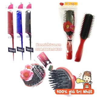 ✪ Made In Japan ✪ Bộ Lược Nhật Bản TSUBAKI Chải Tóc, Massage Gội Đầu, Đánh Rối, Bới và Tạo Kiểu