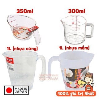 Cốc đong có chia vạch INOMATA | Ca đo lường nhiều cỡ | Hàng nội địa Nhật