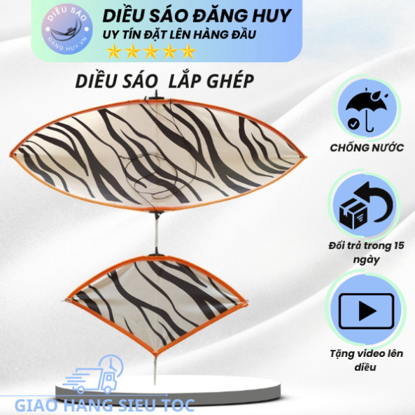 Diều sáo mini giá rẻ 2m diều sáo lắp ghép giá rẻ 2m 3m 2m5 - có đeo được sáo { DIỀU SÁO ĐĂNG HUY }