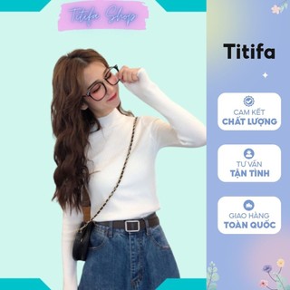 Áo Thun Len Dài Tay Cổ 3 Phân Dáng Đẹp - Titifa Shop