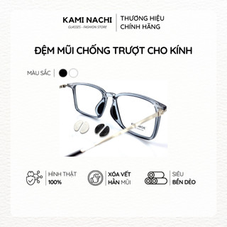 Bộ 2 miếng đệm mũi silicon có mặt dán keo cho mắt kính KAMI NACHI