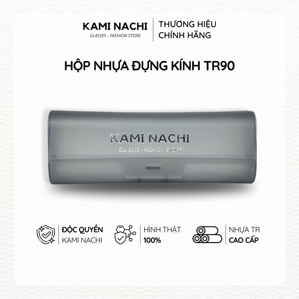 Hộp Đựng Kính Nhựa Chính Hãng Kami Nachi Tiện Lợi, Nhỏ Gọn, Dễ Sử Dụng