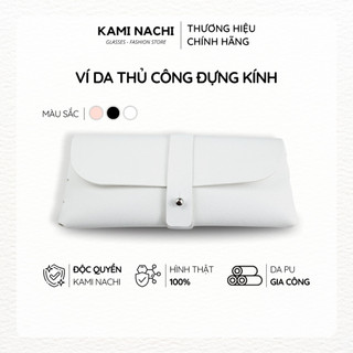 Ví da thủ công KAMI NACHI đựng mắt kính, điện thoại, tiền và thẻ các loại, có nhiều màu