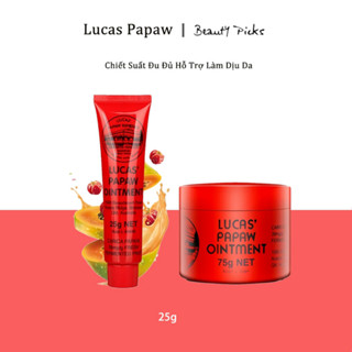 Kem Đa Năng Lucas Papaw Chiết Suất Đu Đủ Hỗ Trợ Làm Dịu Da -Kem bôi nẻ lucas Úc Chợ Việt Úc