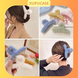 Kẹp tóc phối lông thỏ đáng yêu thời trang dễ thương cho nữ