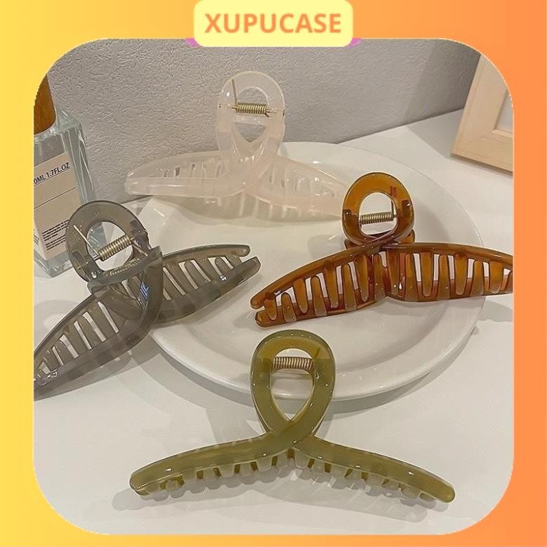 Kẹp tóc hình cá mập bằng Acrylic dễ thương XUPUCASE