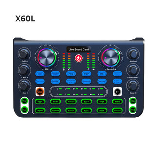 BỘ SOUND CARD THU ÂM X60L CÓ AUTOTUNE, HIỆU ỨNG VUI NHỘN, GIẢ GIỌNG