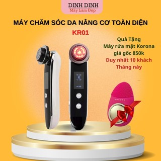 Máy nâng cơ mặt, đẩy tinh chất KR01, máy massage mặt chăm sóc da chuyên sâu cao cấp - Dinh Dinh