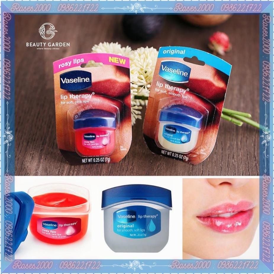 Dưỡng môi VASELINE 7g ( Dạng Hũ )