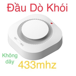 Cảm Biến Khói Không Dây 433Mhz sử dụng cho cảnh báo đám cháy