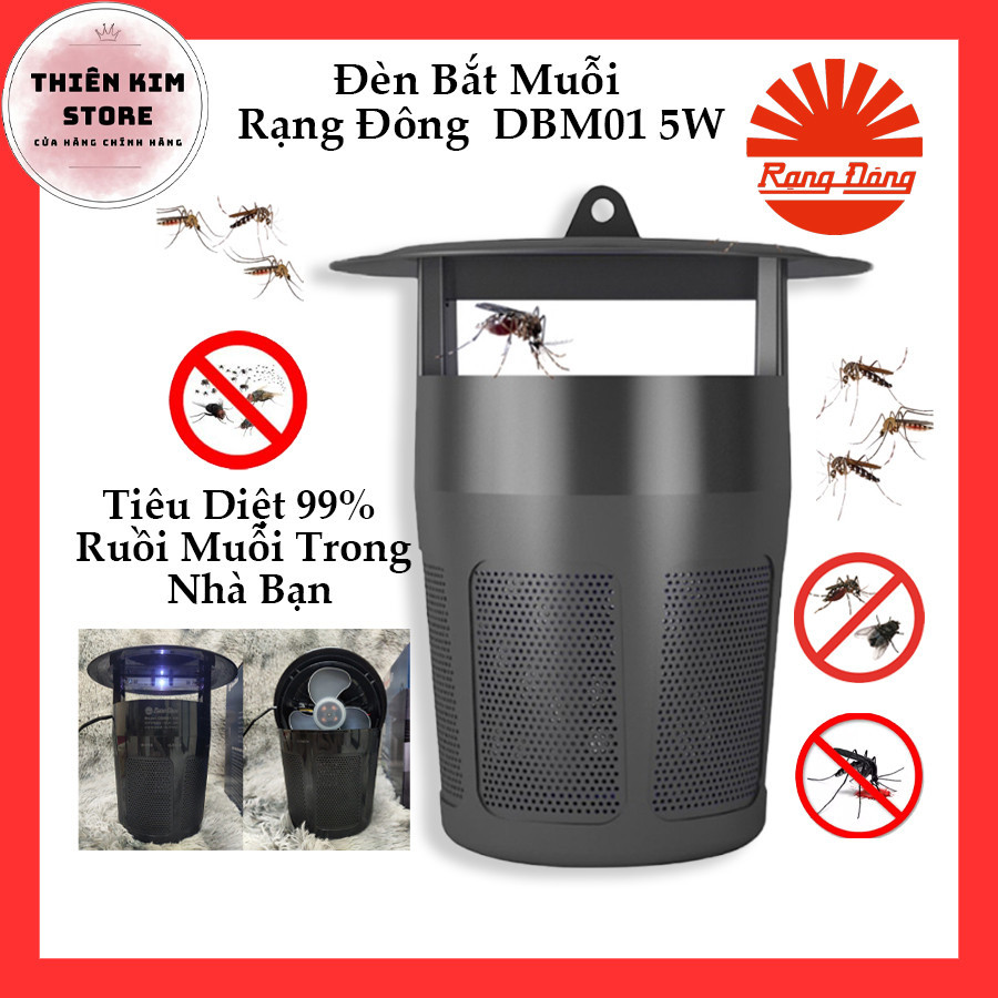 Đèn bắt muỗi Rạng Đông DBM01 - không mùi không gây tiếng ồn - Đèn thu hút côn trùng