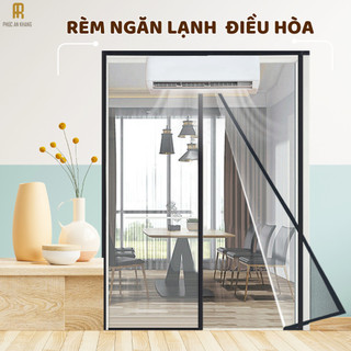 Rèm ngăn gió lạnh điều hoà, Rèm nhựa PVC dày 1mm, Vách ngăn phòng điều hoà trong suốt