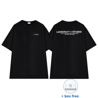 Áo Thun Unisex nam nữ Form Oversize Tay Lỡ / Áo Thun Cotton 100% Local Brand Lavi Studio / Draft 2 Phong cách Hàn Quốc