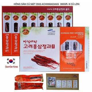 Sâm Hoàng Diệu - Hồng Sâm Lát, nguyên củ Tẩm Mật Ong Achimmadang Cao Cấp Hàn Quốc